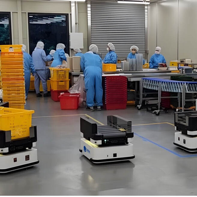 THIRA Robots in manufacturing plant